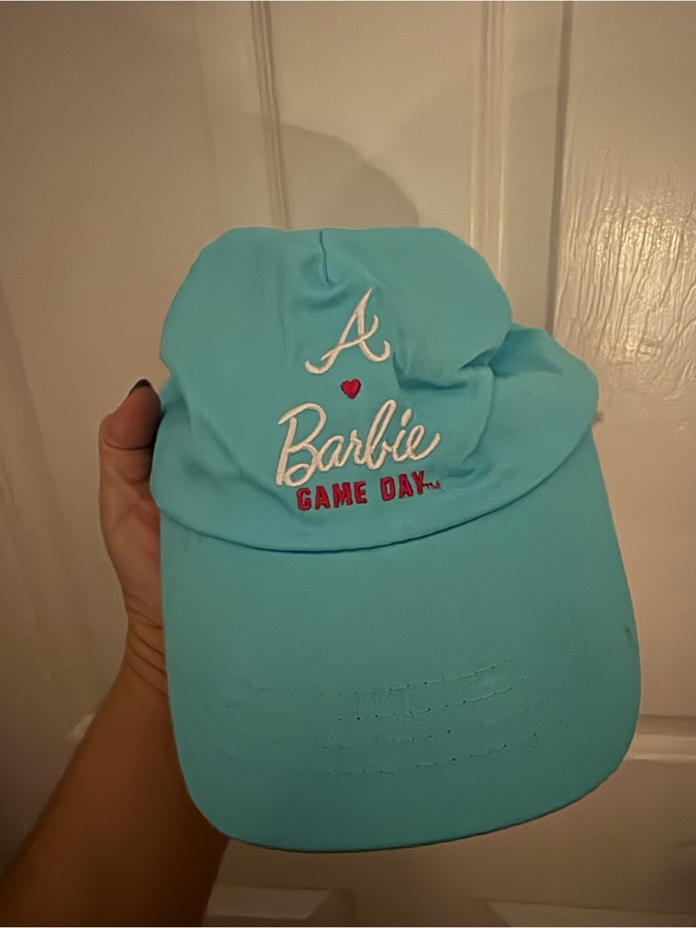 Atlanta Braves Barbie cap